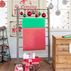 Rustic Freestanding Display Rack