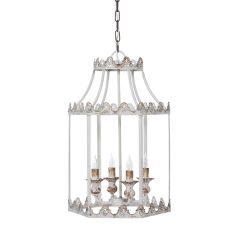 Rustic French Country 4 Light Chandelier