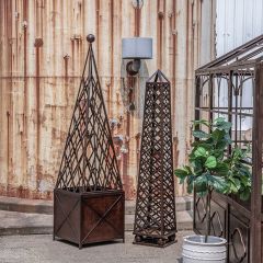 Rustic Garden Topiary Obelisk