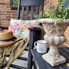 Rustic Garden Urn Pot