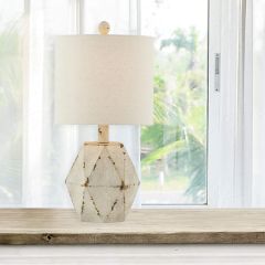 Rustic Geometrics Table Lamp Set of 2