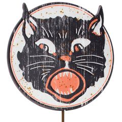 Rustic Harvest Black Cat Garden Pick