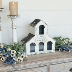 Rustic Hotel Tabletop Birdhouse