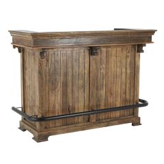 Rustic Industrial Bar Counter