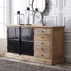 Rustic Industrial Farmhouse Sideboard