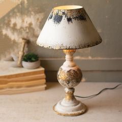 Rustic Industrial Metal Table Lamp