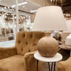 Rustic Jug Lamp With Shade