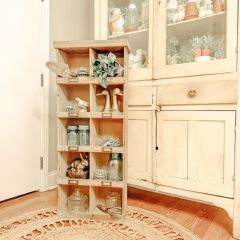 Rustic Label Wall Shelf