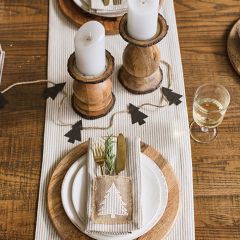 Rustic Metal Christmas Tree Garland
