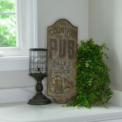 Rustic Metal Country Pub Sign