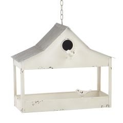 Rustic Metal Decorative Bird Feeder