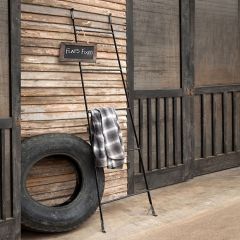 Rustic Metal Display Ladder