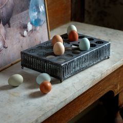 Rustic Metal Egg Keeper