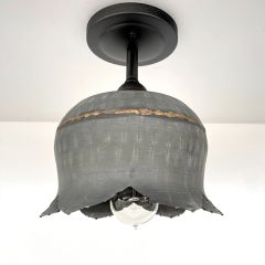 Rustic Metal Flower Ceiling Light