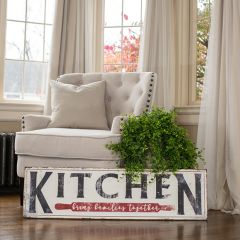 Rustic Metal Inspirational KITCHEN Sign