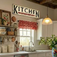 Rustic Metal Inspirational KITCHEN Sign