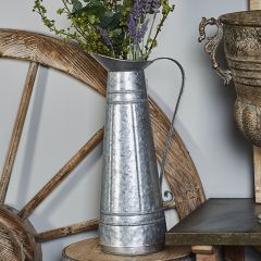 Rustic Metal Outdoor Watering Can Pitcher
