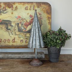 Rustic Metal Tabletop Umbrella Tree 16 Inch