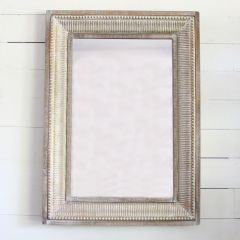 Rustic Metal Wall Mirror