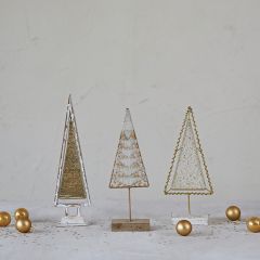 Rustic Modern Beaded Tabletop Tree
