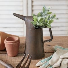 Rustic Oil Can Pitcher Vase