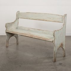 Rustic Reclaimed Pine Wood Bench