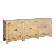 Rustic Reclaimed Pine Wood Sideboard