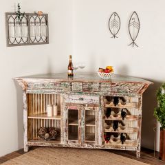 Rustic Reclaimed Wood Bar Table