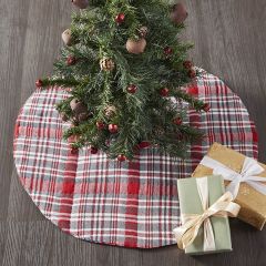 Rustic Red Plaid Tree Skirt