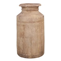 Rustic Repurposed Wood Water Pot Vase