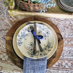 Rustic Round Charger Plate