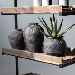 Rustic Round Terracotta Vase Pot