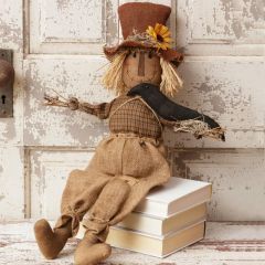 Rustic Scarecrow Shelf Sitter