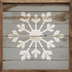 Rustic Snowflake Wall Art