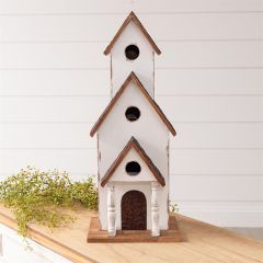 Rustic Three Story Birdhouse