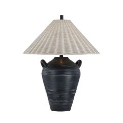 Rustic Urn Style Table Lamp