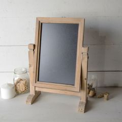 Rustic Wood Framed Tabletop Chalkboard