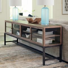 Rustic Wood Media Cabinet | SHIPS FREE
