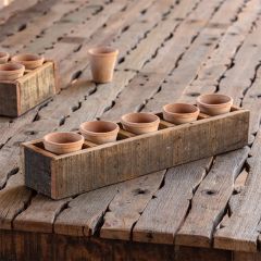 Rustic Wood Planter Box