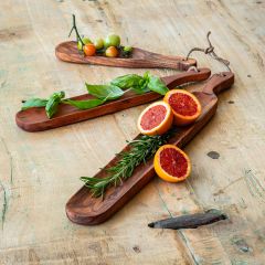 Rustic Wooden Serving Boards Set of 3