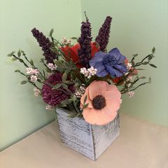 Rustic Wooden Wildflower Bouquet