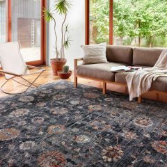 Samra Collection Charcoal/Multi Rug