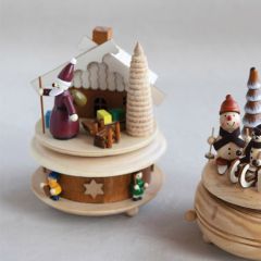 Santa and Toys Wind Up Music Box