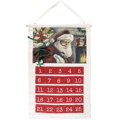 Santa Christmas Countdown Wall Hanger