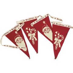 Santa Christmas Pennant Banner