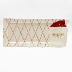 Santa Face Festive Christmas Platter