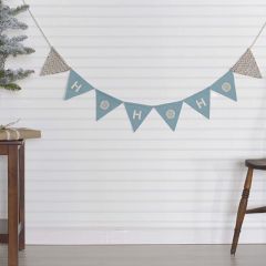 Santa On The Beach Banner Garland