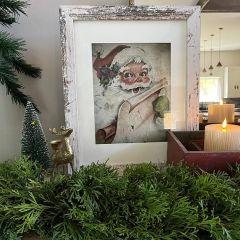 Santa's List Vintage Reproduction Photo Art Print