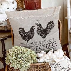 Sawyer Mills Fringed Throw Pillow
