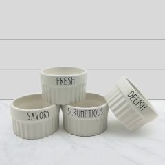 Say It With Flavor Ramekin Set of 4